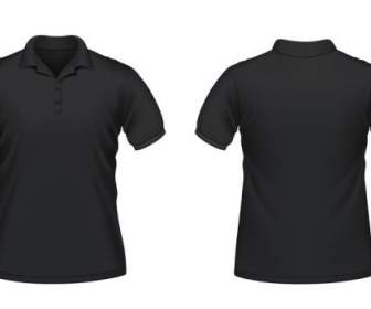 Diseño De Blusa Con Cuello Negro