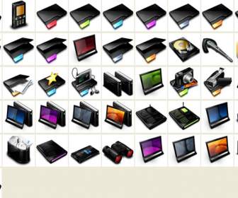 Black Style Desktop Vista Png Icons