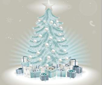 árbol De Navidad Azul