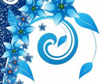 Flores De Color Azul
