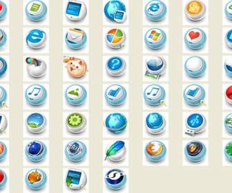 blue globe software png icons