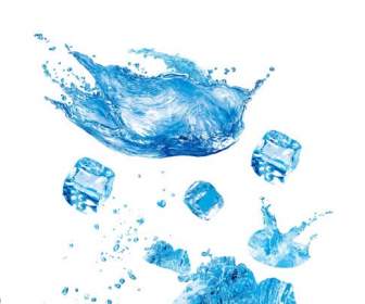 قطرات الجليد الأزرق