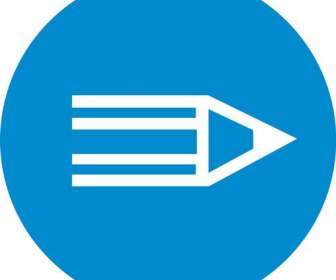 Blue Pencil Icon