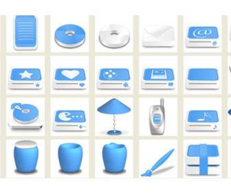 blue series iphone png icons