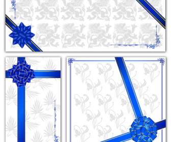 Blue Silk Ribbon Gift Box