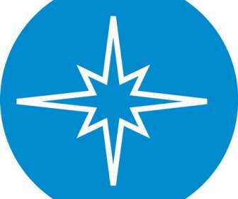 Blue Star Shaped Icon Material
