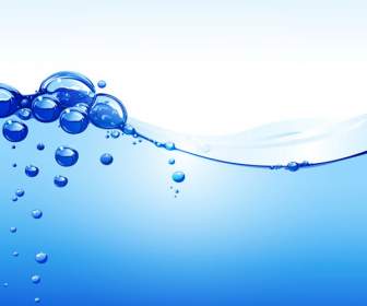 Blue Water Bubble