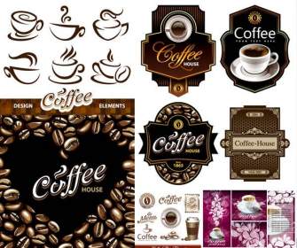Flasche, Kennzeichnung Und Kaffee Tassen Und Kreativ