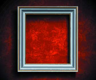Bright Red Background Frames
