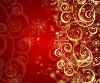 Bright Red Festive Patterns