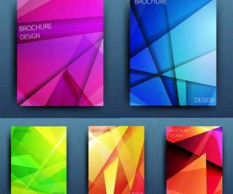 Brightly Colored Geometric Abstract Background