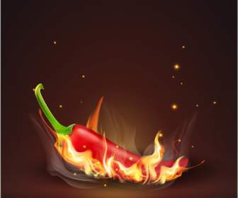 Burning Pepper Flame