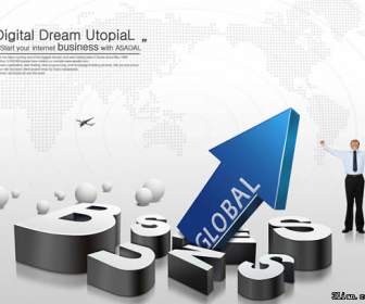 Business Background Psd Material