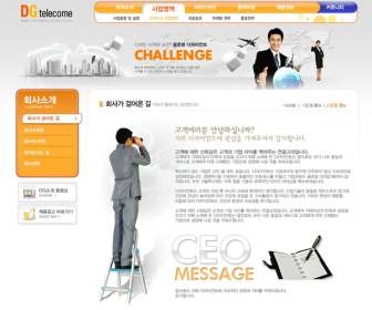 business website design psd material