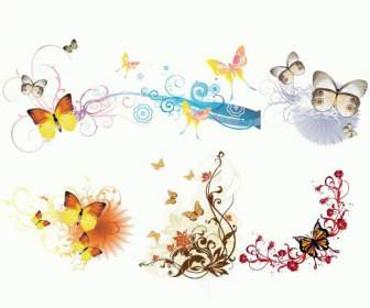 Butterflies Of Stylish Patterns