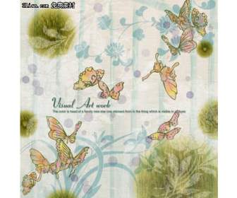 Butterfly Pattern Psd Material