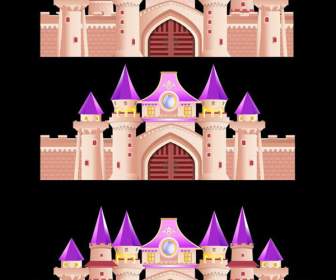 Material De Castelos Dos Desenhos Animados