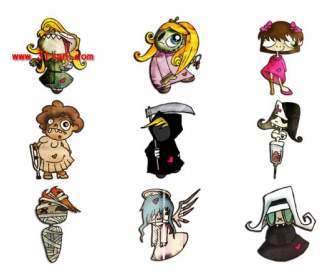 cartoon characters transparent png icons