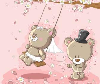 Cartoon Couples Bear