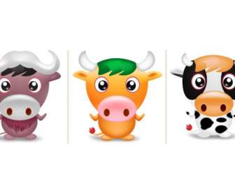 cartoon cow png icons