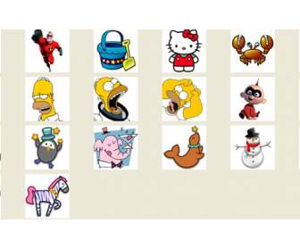 Cartoon-Puppe Icons Png
