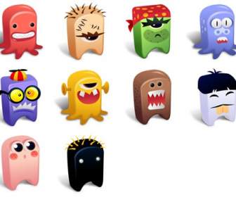 Cartoon Monster PNG-icons