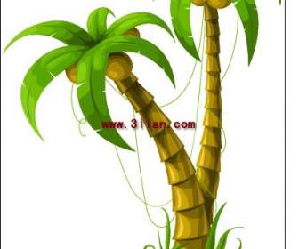 Karikatür Palmiye Ağacı