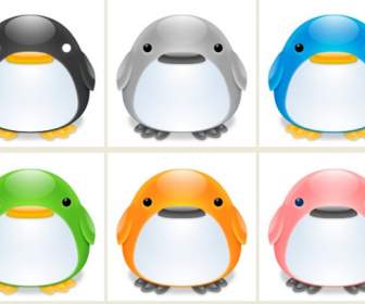 Iconos Png De Pingüino De La Historieta