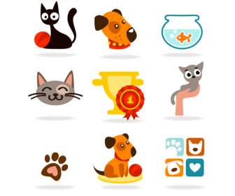 Cartoon Pets Icons