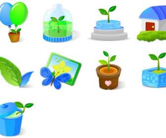Cartoon Plants Png Icons