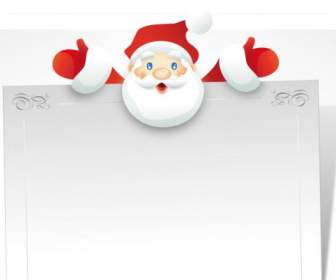 Cartoon Santa Claus Background