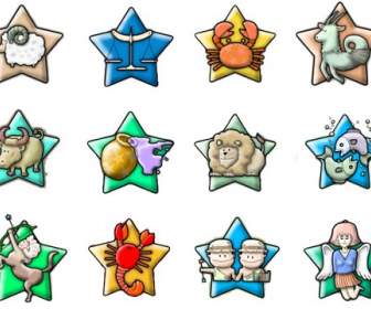 Dibujos Animados Iconos Png De Constelaciones De Estrellas
