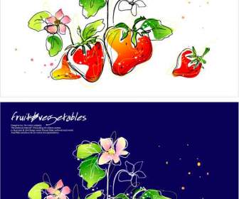 Cartoon Strawberry Illustration