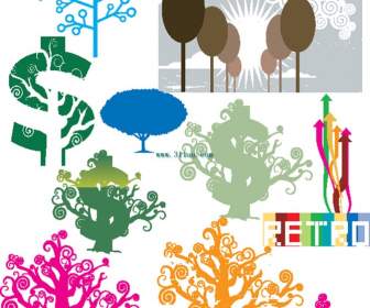 Cartoon Tree Icons