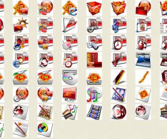 celebration of the new year desktop icon png