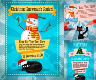 Children S Christmas Party Invitation Poster