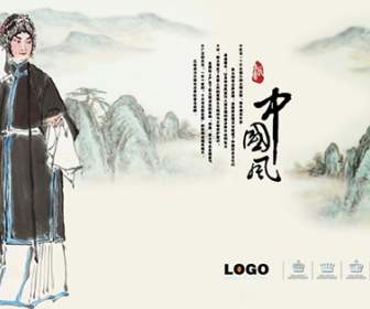 Material De Psd De Personagens De ópera Chinesa