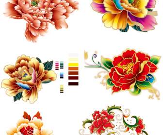Coisas De Psd Flor Peônia Chinesa