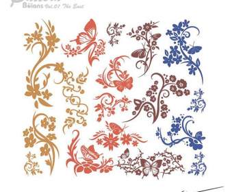 Diseños De Mariposa Tradicional Chino De La Serie
