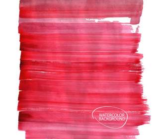 Chinese Traditional Ink Painting Style Red Brush