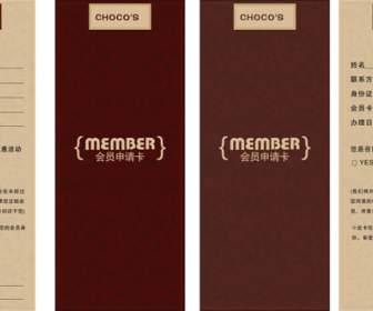 Chocolate Membership Card