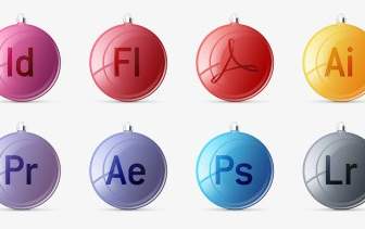 Christmas Balls Adobe Cs3 Software Icons