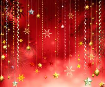 Christmas Fantasy Backgrounds Psd Material