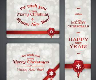 Weihnachten-handgemalte Muster-Karten
