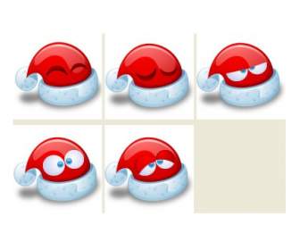 christmas hat face png icons