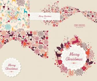 Weihnachtskarte-Muster