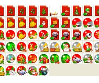 Iconos De Navidad Serie Archivo Formato Png