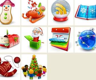 Рождество тематические веб-png иконки