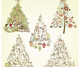 Pintura Simple árbol De Navidad