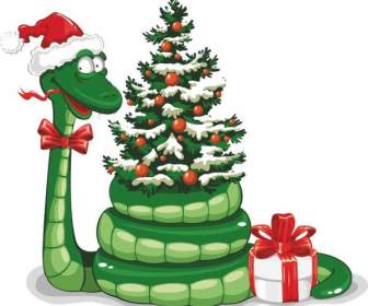 Рождественская елка змея